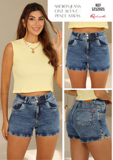 SHORTS JEANS DOIS BOTOES 1212021 REVANCHE